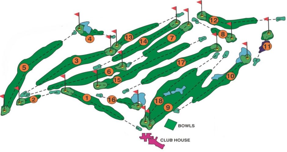 Golf-Course-Layout - Margate Country Club offers Golf, Snooker, Event ...